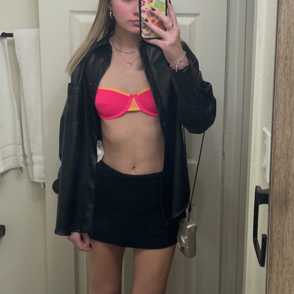 Urban Outfitters Out From Under Neon Underwire Bra Top